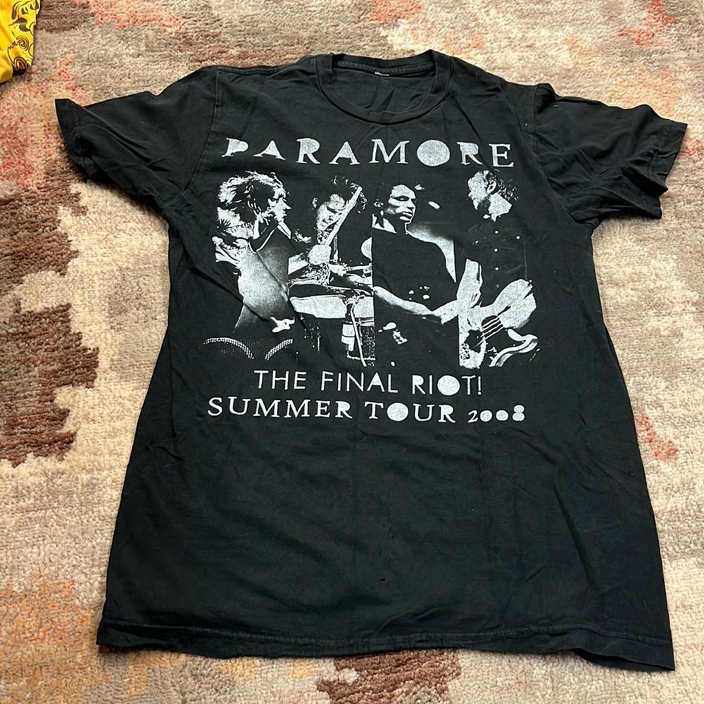 Paramore Roit 2008 tour shirt